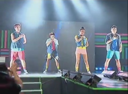 PBB 737 Teen Big 4 at the dance concert