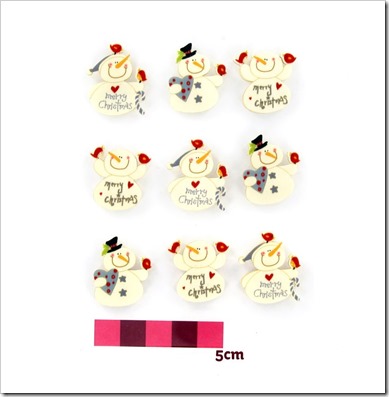 wooden snowmen