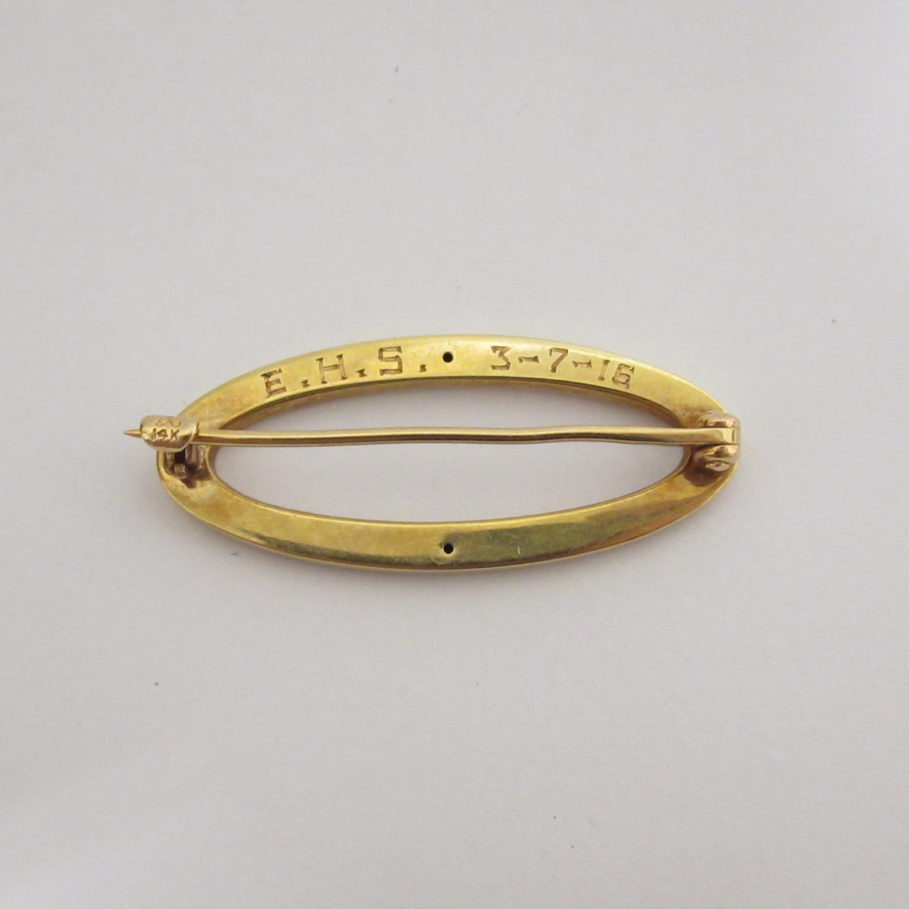 14K White & Yellow Gold Booch