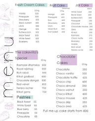 The.Cakevilla menu 1