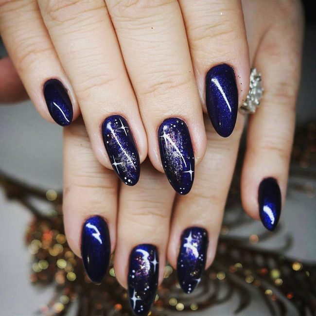 Splendid Ideas for Galaxy Nails – Get Your Nails Glowing Wonderfully ...