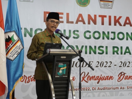 “LKPJ” Bupati Safaruddin di Depan Gubernur Riau Dan Perantau Limapuluh Kota
