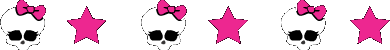 Monster High - Calaveras de cada personaje y logotipos
