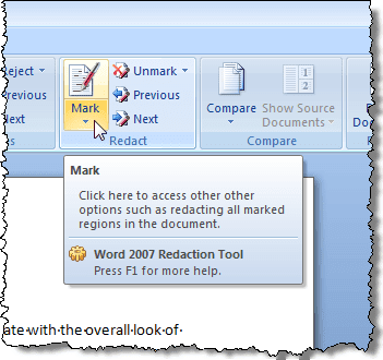 Klikken op de knop Markeren