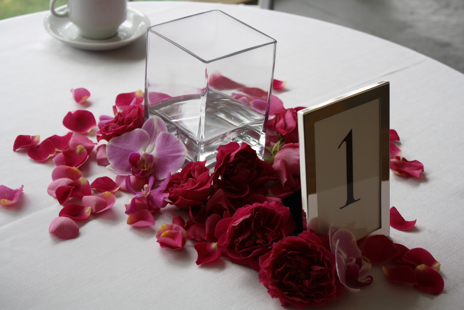 Hellebore Wedding Centerpiece