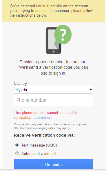 Verify Your Identity Problem Gmail Help