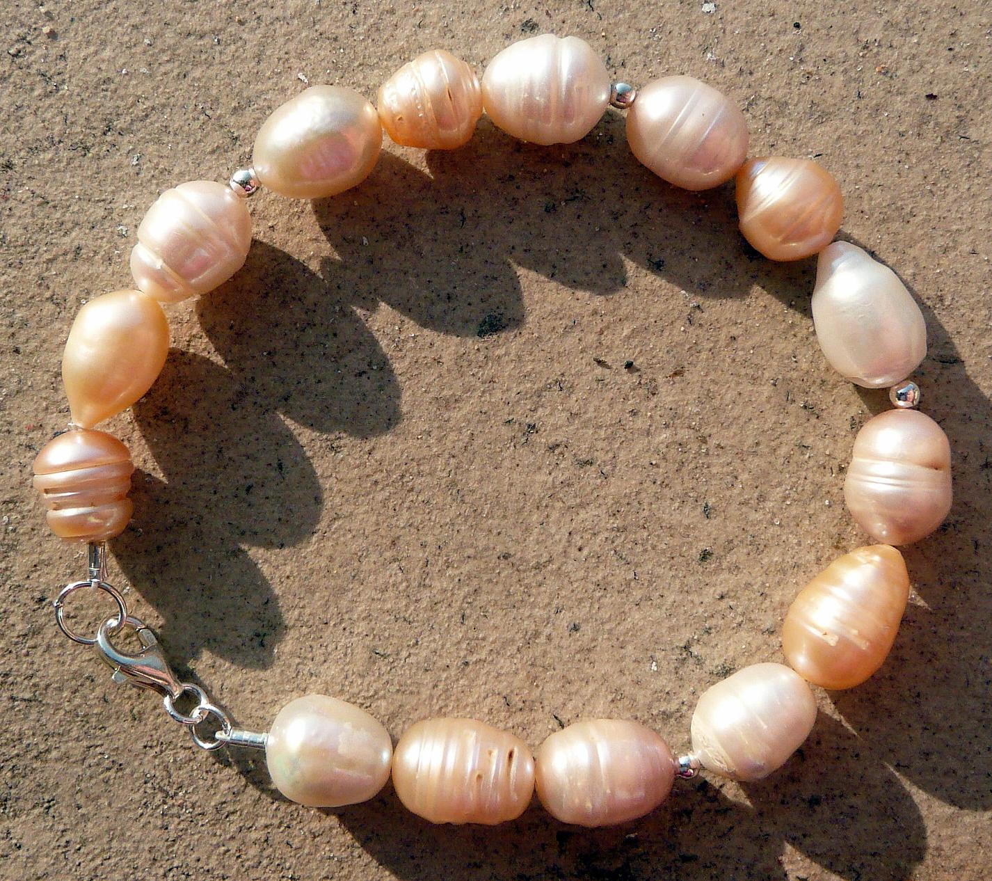 Peach, Ivory and Pink Pearl