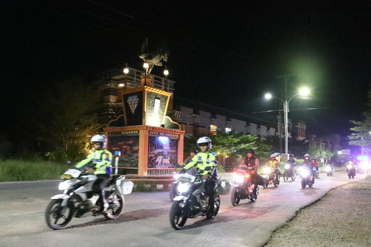 Polres Sekadau Lakukan Pengamanan Pada Malam Perayaan Tahun Baru 2023