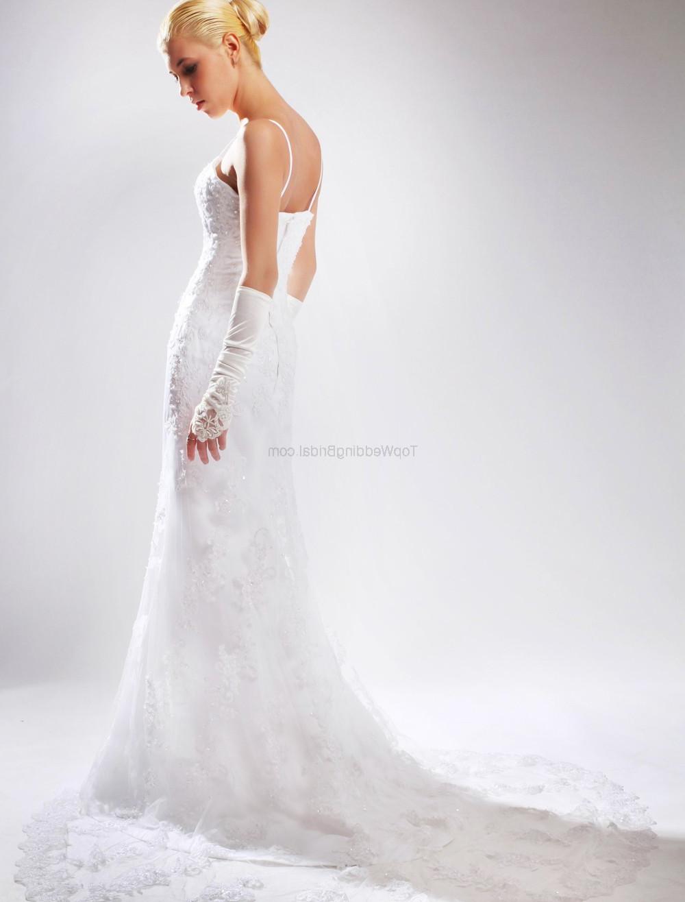 Satin Lace Wedding Gown