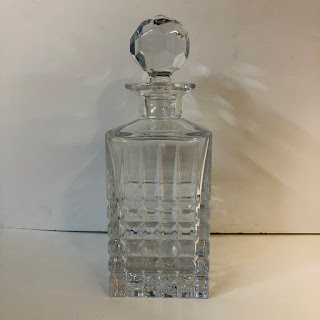 Tiffany & Co. Plaid Square Decanter in Crystal