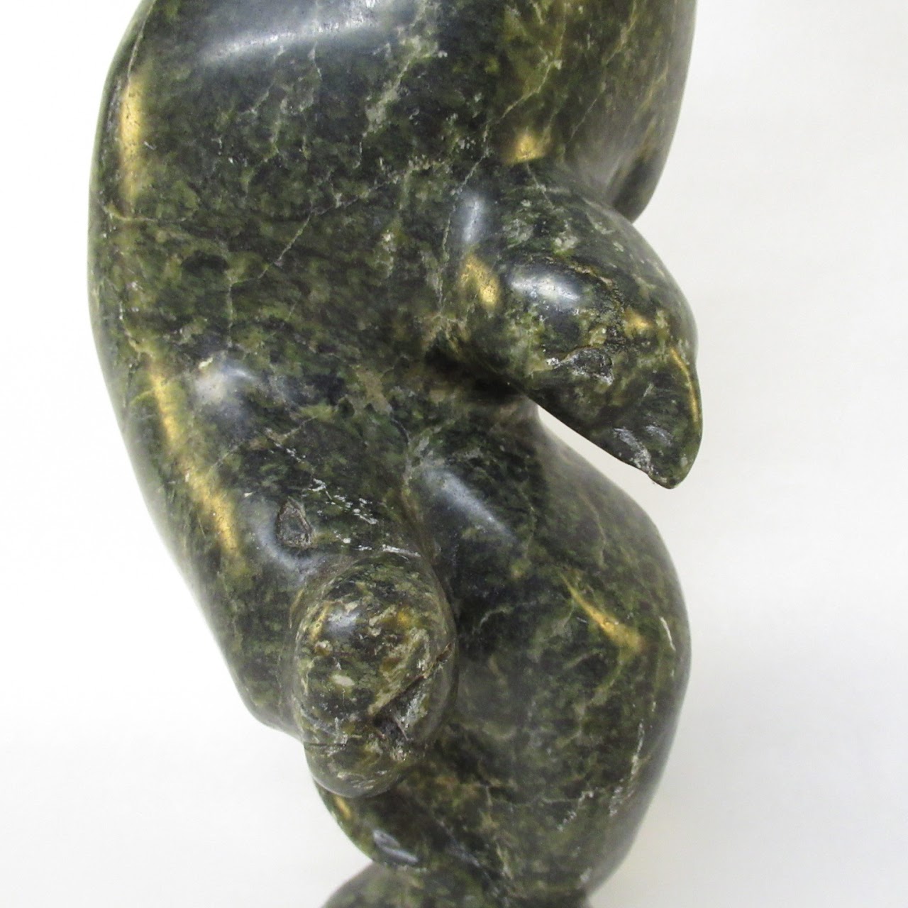 Turaqtaraq Ragee Bear/Human/Seal/Bird Soapstone Statue