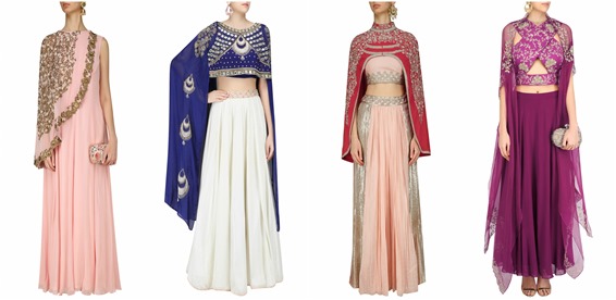 Cape-Style-on-Lehenga-Collection-Periniapopup-collection-Mystylespots