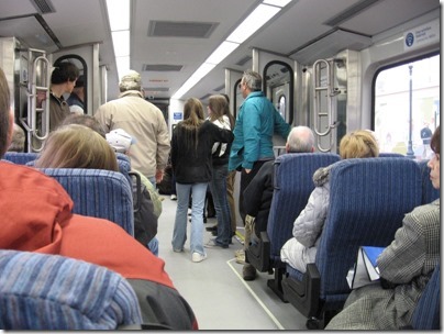 IMG_5382 Interior of TriMet Westside Express Service Train on January 30, 2009