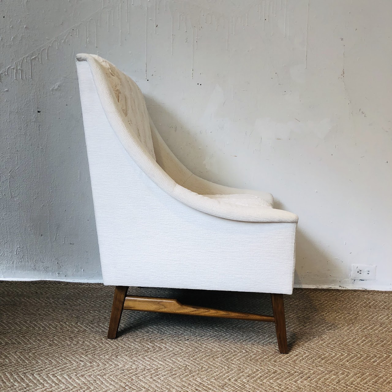 Chenille Arm Chair