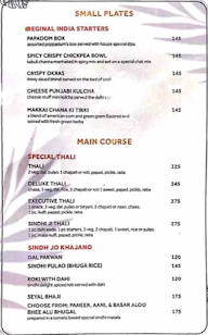 Kailash Parbat Hotel menu 5