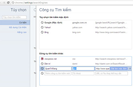 Những thủ thuật trên Google Chrome Omnibox