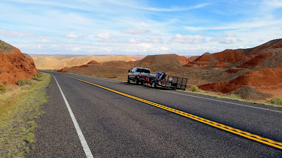 Scenic place for a flat tire