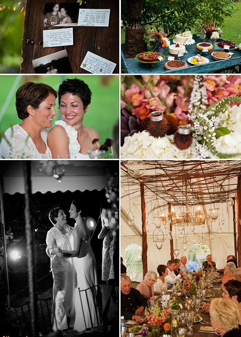 Eye Candy: Gorgeous Vintage-Country Same-Sex Wedding!