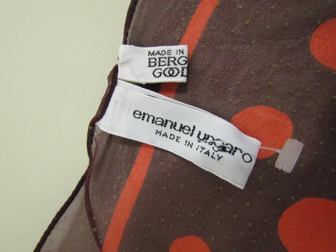 Emanuel Ungaro Polka Dot Scarf Trio