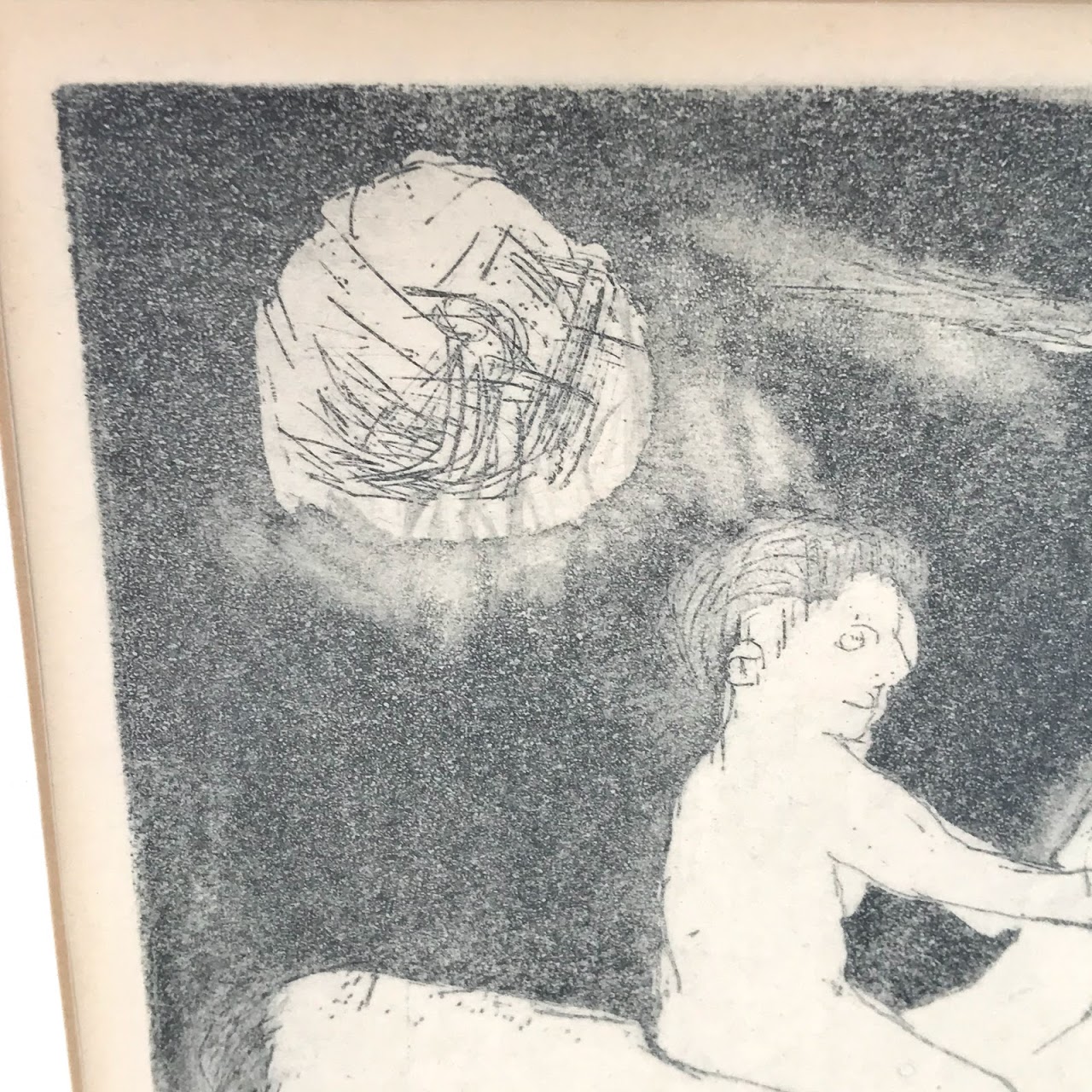 Dorothy Cohen Signed Aquatint Etching