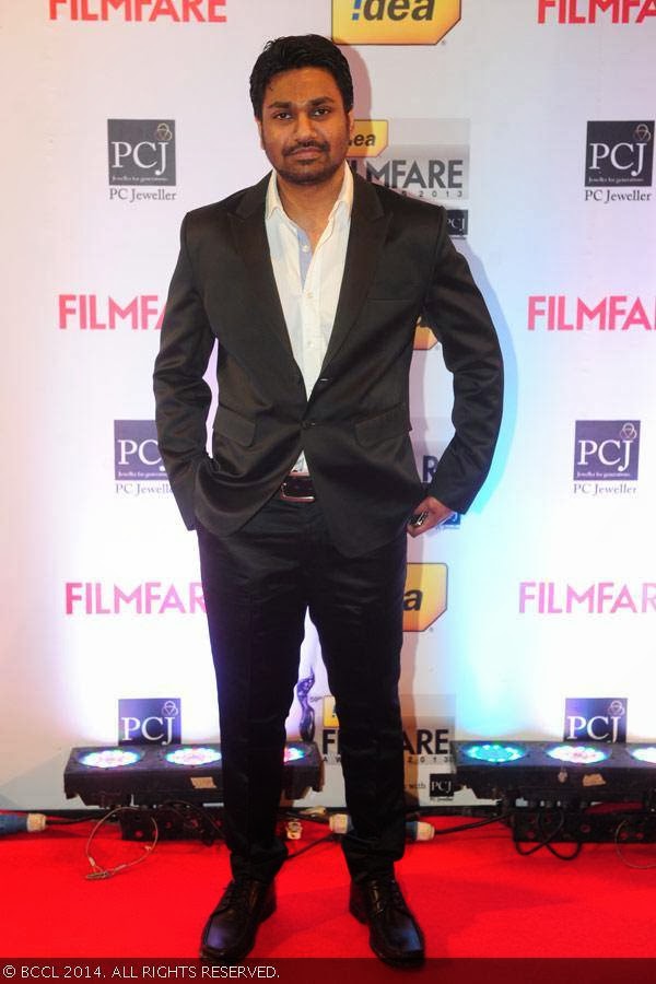 Music director Mithoon poses for the cameras at the 59th Idea Filmfare Awards 2013, held at the Yash Raj Studios in Mumbai, on January 24, 2014.