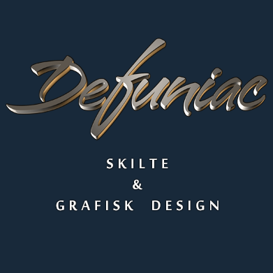 Defuniac Skilte & Grafisk logo