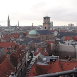 panoramic view of copenhagen in Copenhagen, Denmark 