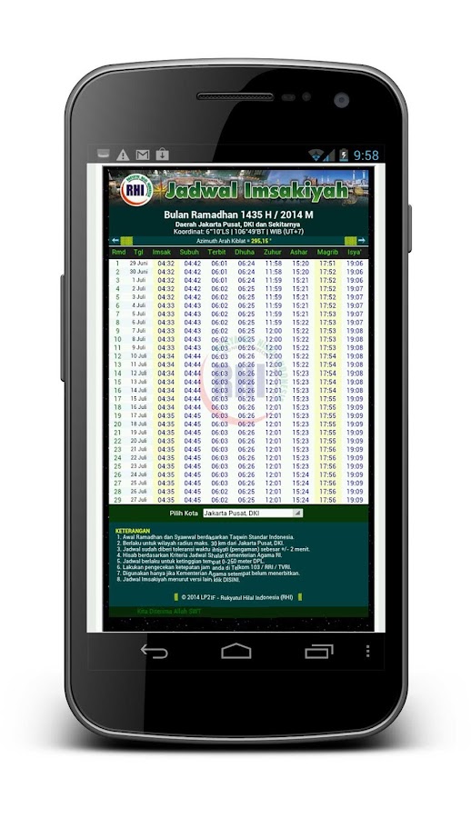 Jadwal Imsakiyah Ramadhan 2017 - Android Apps on Google Play