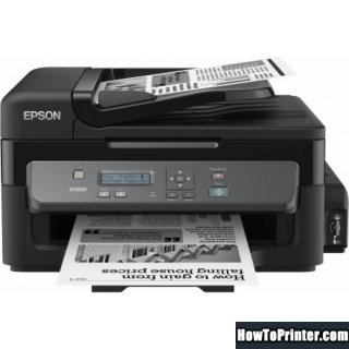 Reset Epson M200 printer with Resetter program