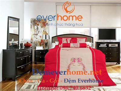 Bộ Chăn Ga Gối Everhome High Class EH-410