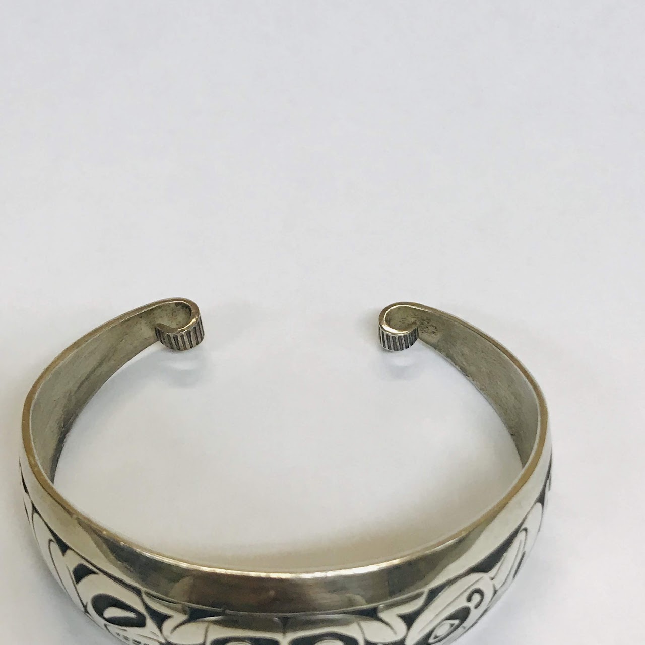 Sterling Silver Barry Herem 'Emerging Mankind' Bracelet