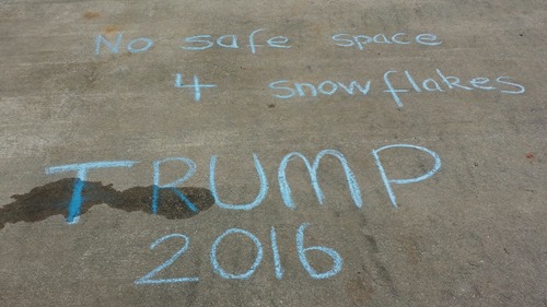 trump chalk