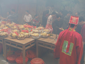 food for the Nian Li Festival (年例节) in Maoming, China