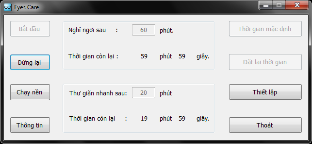 Phần mềm bảo vệ mắt EyesCareV3_01
