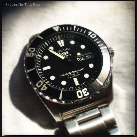 The Name is Bum, James Bum: Seiko SNZF17