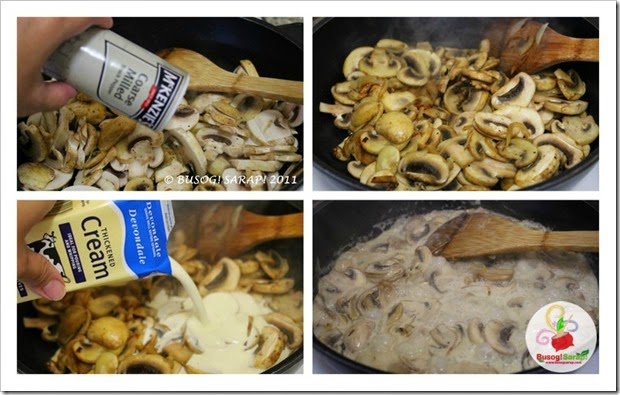 EASY MUSHROOM SAUCE STEP5-8© BUSOG! SARAP! 2011