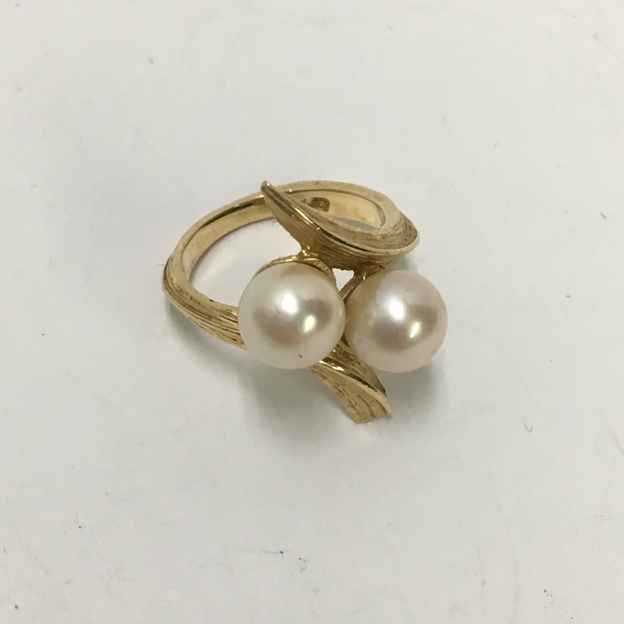 14 K Gold & Pearl Ring