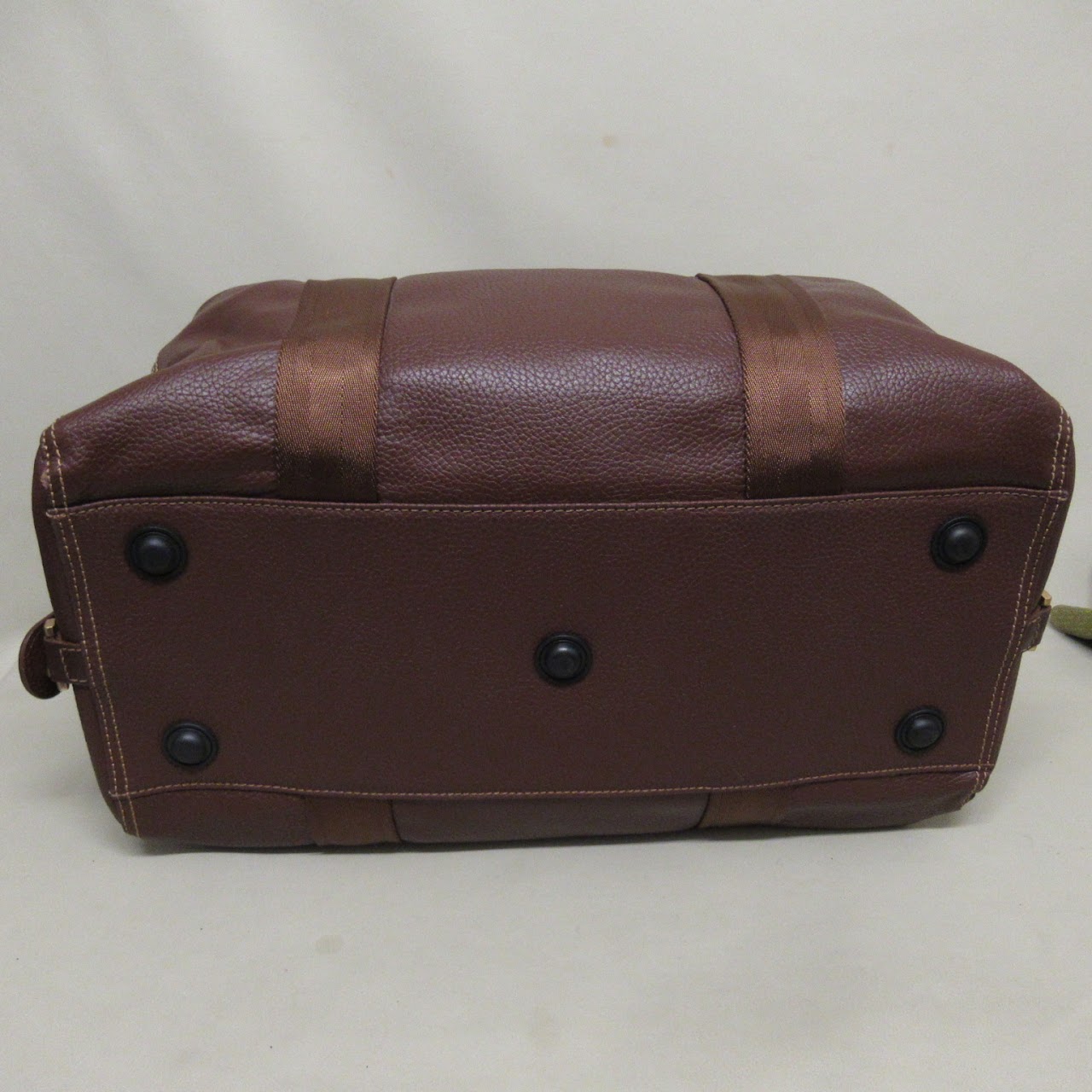 Brooks Brothers Leather Duffle Bag