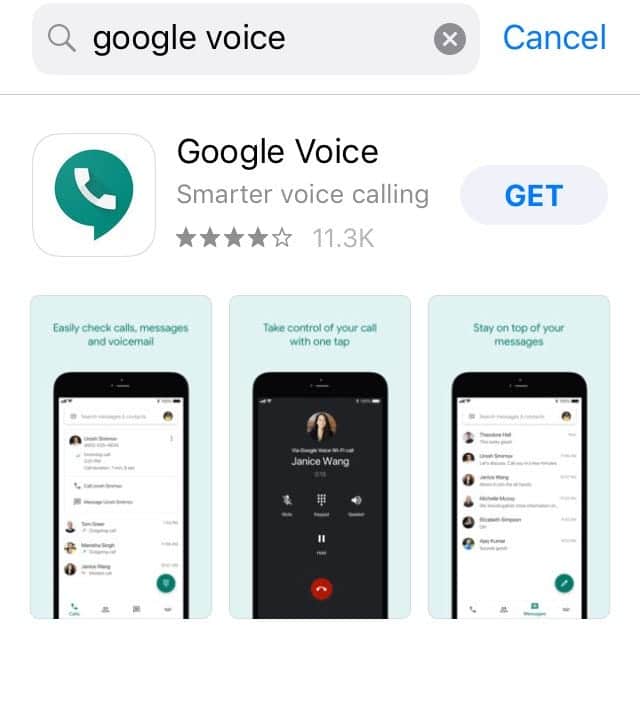 Installeer de Google Voice-app op je apparaat