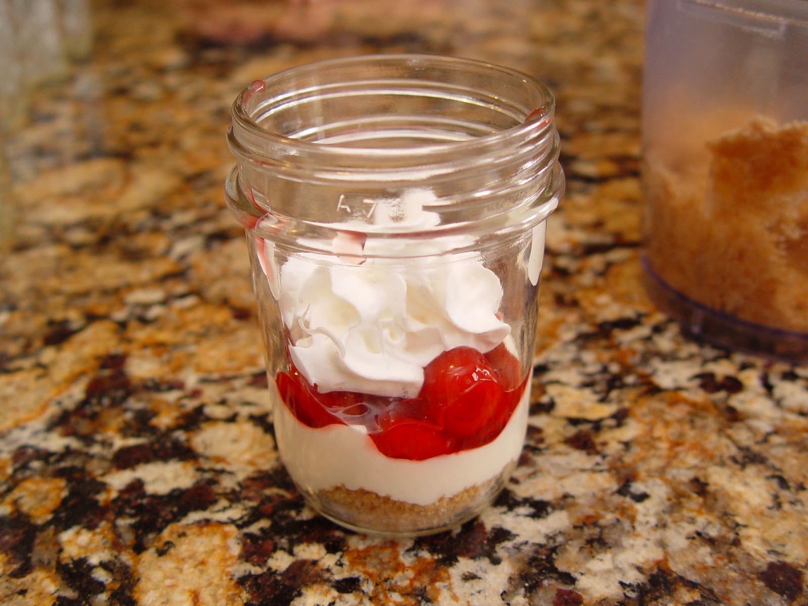 Cherry Cheesecake in a Jar! – Jamie Cooks It Up