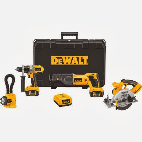 DeWalt T22236 DCK470L 18V XRP (TM) 4-Tool Combo Kit