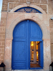 The beautiful architecture of Sidi Bou Said in Tunisia on a day trip from Tunis