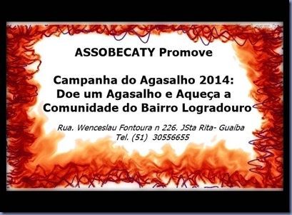 Campanha do agasalho 2014