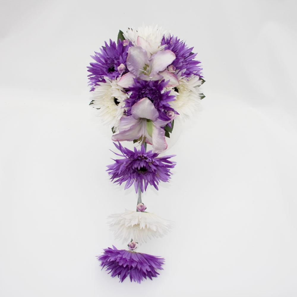 Purple and Ivory Bridal