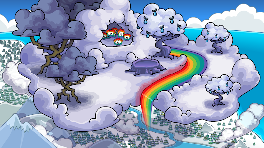 Club Penguin Rooms: The Cloud Forest