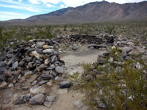 One of three rockhouses in lower Rockhouse Valley - Anza Borrego