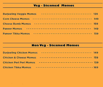 Monk Momo menu 
