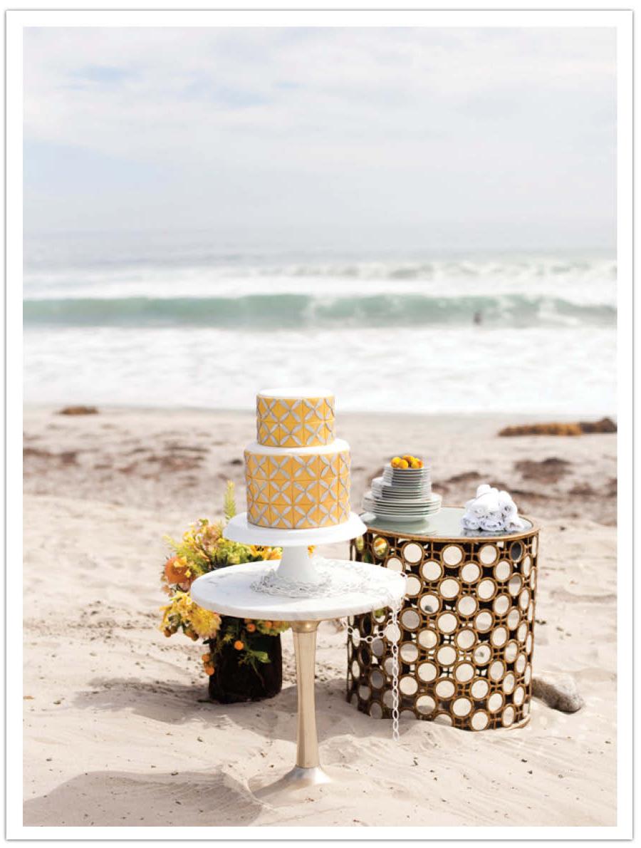 Modern Beach Wedding in San