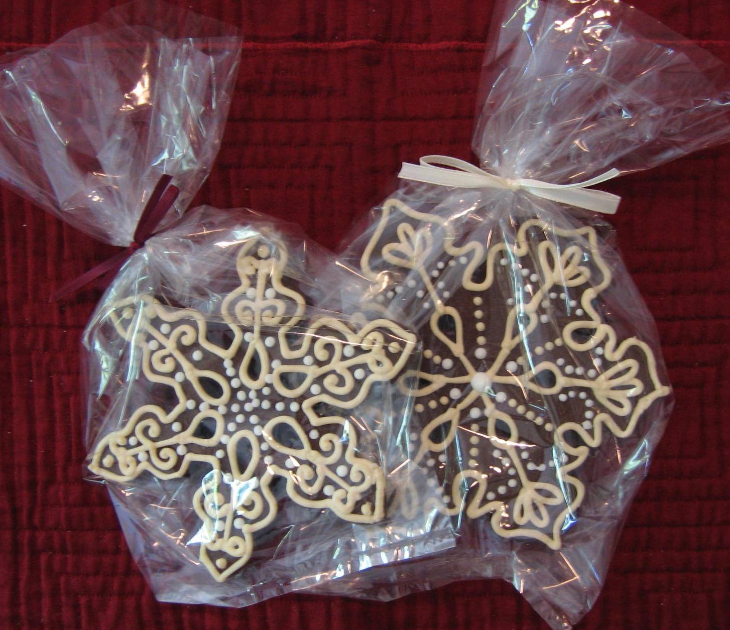 Cool summer snowflake cookies