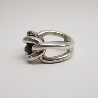 Sterling Silver Swarovzki Ring